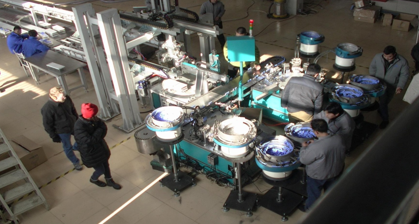 Internal sanitary tampon production line	