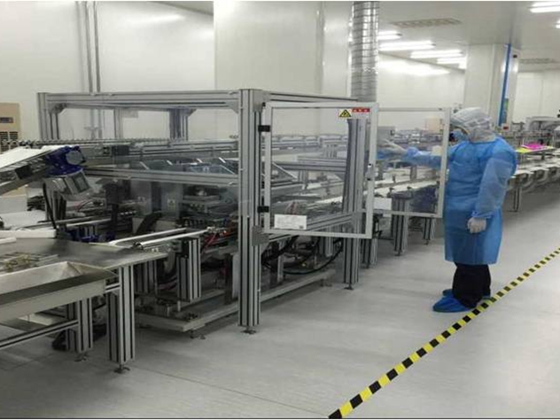 Internal sanitary tampon production line	