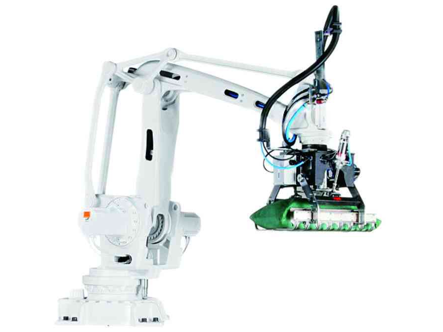 Stacking robot arm